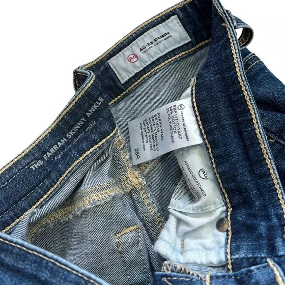 AG Farrah High Rise Skinny Ankle Jeans 26R - Picture 3 of 3